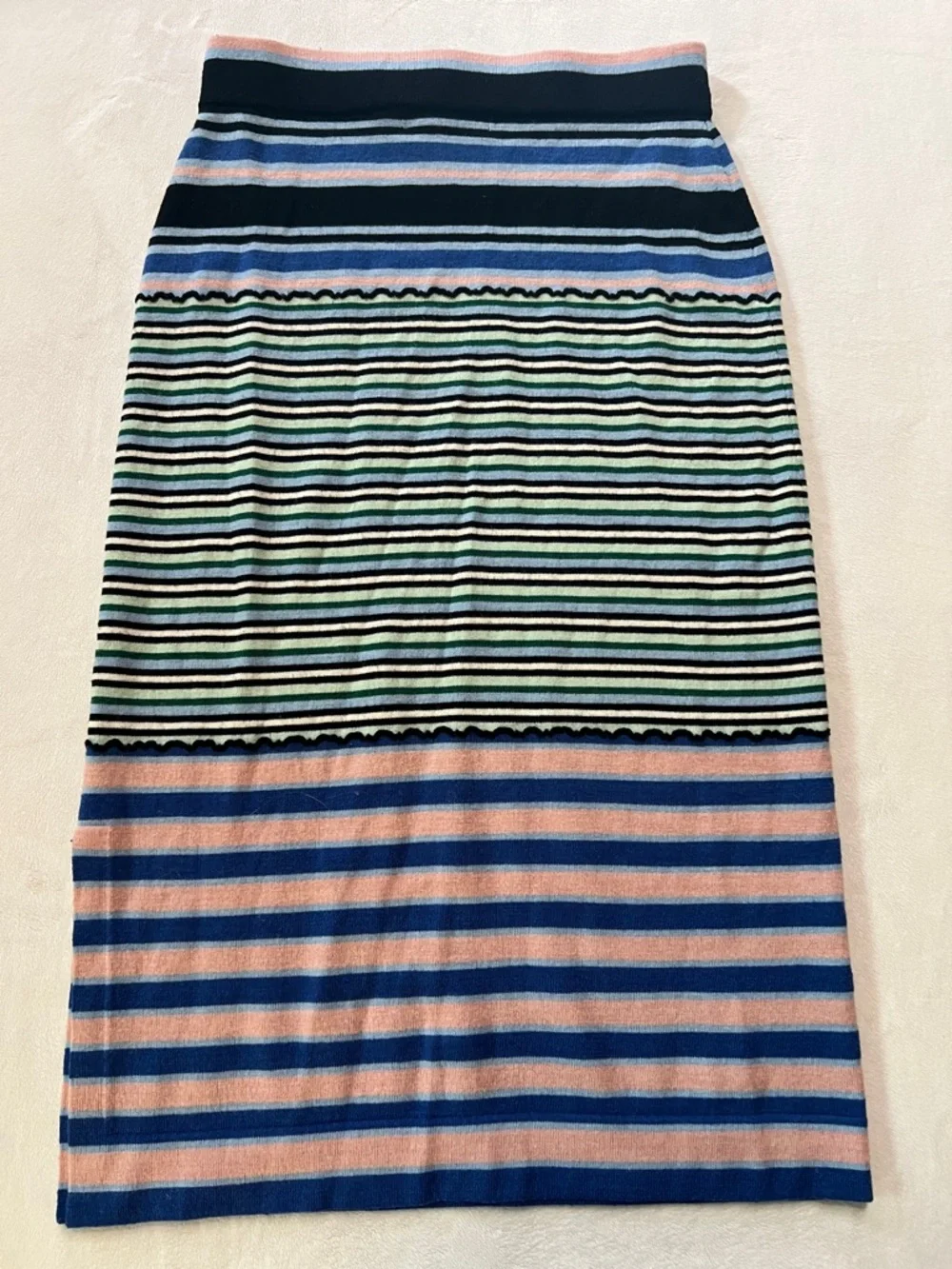 UNIQLO x MARNI Women's Merino Blend Striped Knitted Skirt Size XS streetwear